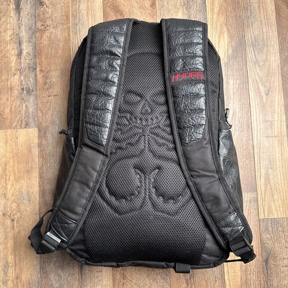 Bioworld Marvel Hydra Backpack Red Skull Captain America Black Mens - Picture 3 of 14